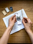 Zakładki do książek - Zamów zakładkę z portretem pupila ręcznie malowaną - miniaturka - grafika 1