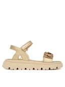 Buty dla dziewczynek - Primigi Sandały 1438011 S Złoty - miniaturka - grafika 1