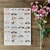 Zeszyty szkolne - Alex Clark Zeszyt B5/40K linia SNL01 Urocze pary psów - miniaturka - grafika 1