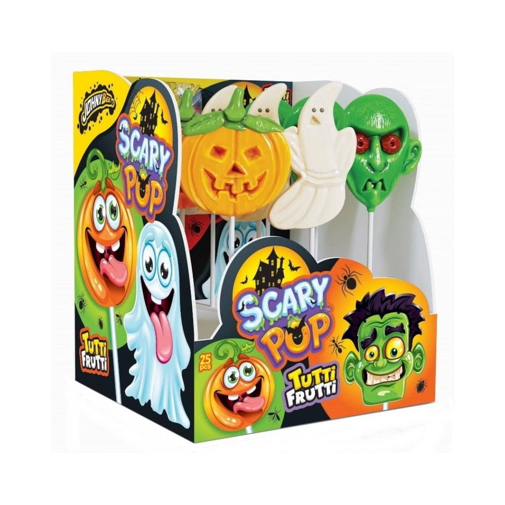JOHNY BEE LIZAKI SCARY POP HALLOWEEN (25G) 25SZT