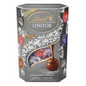 Bombonierki i czekoladki - Lindt Praliny Lindor Silver Cornet 337g 1D38-54172 - miniaturka - grafika 1