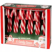 Gumy do żucia, lizaki, dropsy - CANDY CANES LASKI MIKOŁAJA LASECZKI LIZAKI 12SZT - miniaturka - grafika 1