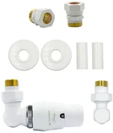 Zawory i kraniki - Varioterm Zawór termostatyczny trójosiowy Master All in One - biały miedziana - CU 15 mm lewy AEMAGS0206CFK/L(Cu) - miniaturka - grafika 1