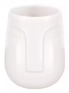 Kleine Wolke Kubek na szczoteczki do zębów Face White - Kubki na szczoteczki do zębów - miniaturka - grafika 1