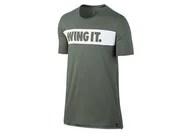 Koszulki męskie - Nike Air Jordan 'Wing It.' Tee Dark Stucco - miniaturka - grafika 1