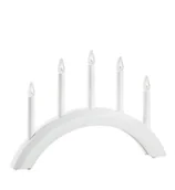 Oświetlenie świąteczne - Świecznik stołowy biały AVENTO 705952 Markslojd - miniaturka - grafika 1