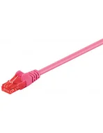 Kable miedziane - Goobay siatka kabel sieciowy (2 X RJ45, Cat6 UTP 20 m) Magenta 4040849952739 - miniaturka - grafika 1