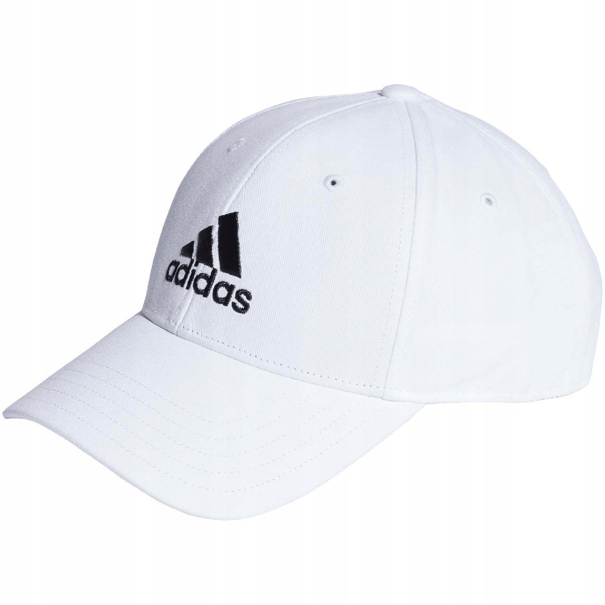 Czapka z daszkiem adidas Cotton Twill Baseball biała IB3243 Dorośli M/L