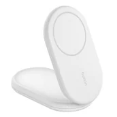 Ładowarki do telefonów - Ładowarka indukcyjna BELKIN BoostCharge WIB007HQWH Qi2 15W Biały - miniaturka - grafika 1