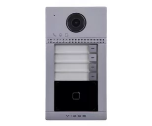 Vidos Stacja bramowa IP serii VILLA czterolokatorska RFID Kamera 2Mpix Montaż podtynkowy S2404-P S2404-P - Akcesoria do domofonów i wideodomofonów - miniaturka - grafika 1