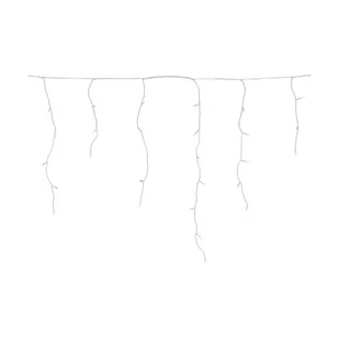 Kurtyna zewnętrzna sople 18m 500 LED zimne białe - Oświetlenie świąteczne - miniaturka - grafika 2