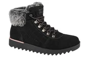Śniegowce damskie - Skechers Bobs Mountain Kiss - Frontier Frenzy 113431-BLK, damskie buty zimowe czarne - miniaturka - grafika 1