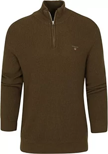 GANT sweter męski, Army Green, L - Swetry męskie - miniaturka - grafika 1
