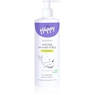 Kosmetyki kąpielowe dla dzieci - Bella Baby Happy Sensitive żel do mycia ciała i włosów dla dzieci 400 ml - miniaturka - grafika 1
