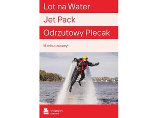 WYJĄTKOWY PREZENT Odrzutowy Plecak - Lot na Water Jet Pack | - Vouchery - miniaturka - grafika 1