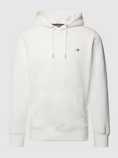 Bluza z kapturem i wyhaftowanym logo model ‘SHIELD’ - Koszulki męskie - miniaturka - grafika 1