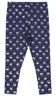 Granatowo-srebrne Legginsy, Getry Minnie Disney - Rozmiar - 9-12 M 80 Cm - Spodnie i spodenki dla dziewczynek - miniaturka - grafika 1