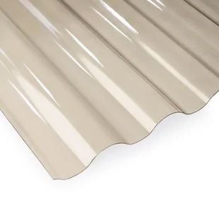 Płyta PC fala 76/18, 900 x 2000/0,5mm - dymna - Pokrycia dachowe - miniaturka - grafika 1