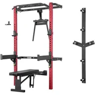 Atlasy do ćwiczeń - Klatka treningowa HMS KLT22 Czerwony - miniaturka - grafika 1