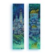 Zakładki do książek - Zakładka kartonowa - Turkusowe Obserwatorium - gadżet - miniaturka - grafika 1