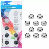 Baterie i akcesoria - Baterie płaskie litowe CR2016/2025/2032 GRUNDIG x10 - miniaturka - grafika 1