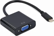 Adaptery i przejściówki - Adapter USB Gembird Gembird A-CM-VGAF-01 zewnętrzna karta graficzna usb 1920 x 1080 px Czarny - miniaturka - grafika 1
