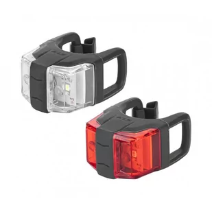 Lampa p+t KELLYS TWINS II /anthracite black/ czarny grafi - Latarki - miniaturka - grafika 1