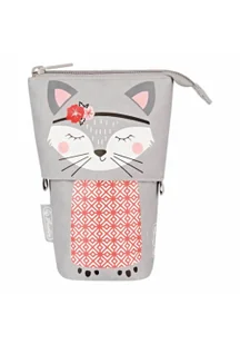 Piórnik kosmetyczka stojący Kitty - Podręczniki dla gimnazjum - miniaturka - grafika 1