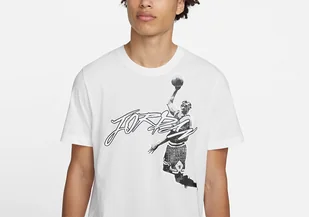 Nike Air Jordan Dri-Fit Graphic Crew Tee White - Koszulki męskie - miniaturka - grafika 1