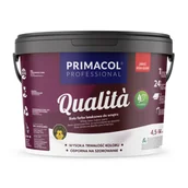 Farby wewnętrzne - Primacol Farba lateksowa Qualita 4,5 l biały Professional - miniaturka - grafika 1