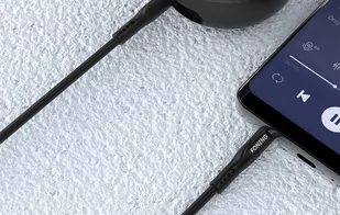 Kabel audio AUX 3.5mm jack Foneng BM22 (czarny) - Kable - miniaturka - grafika 4