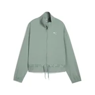 Kurtki i kamizelki sportowe damskie - Damska kurtka LACE PUMA Green Moon - miniaturka - grafika 1