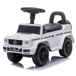﻿Jeździk pchacz chodzik Mercedes Benz G350d biały - Jeździki dla dzieci - miniaturka - grafika 1