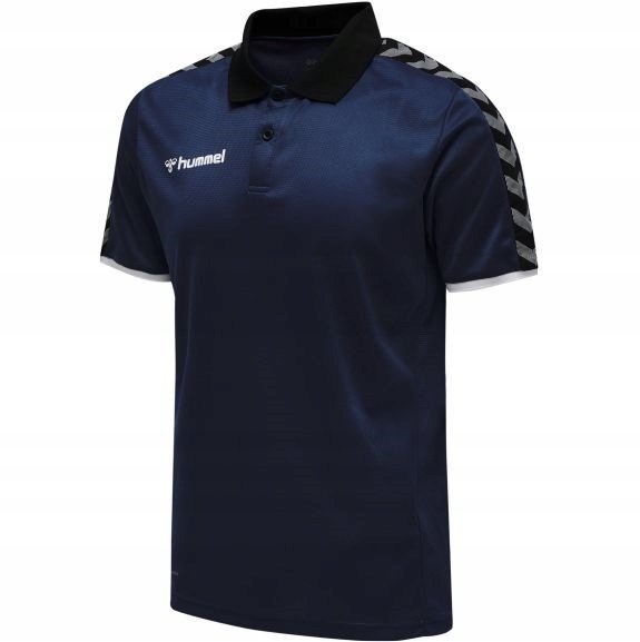 Koszulka polo męska Hummel Authentic Functional r.M krótki rękaw granat