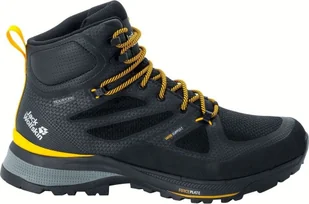 Buty trekkingowe męskie Jack Wolfskin Force Striker Texapore Mid czarne r. 44 1/2 - Buty trekkingowe męskie - miniaturka - grafika 1