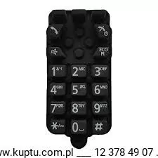 PNJK1072Y, klawiatura do słuchawki telefonów Panasonic serii KX-TG25xx - Akcesoria do telefonów stacjonarnych - miniaturka - grafika 1