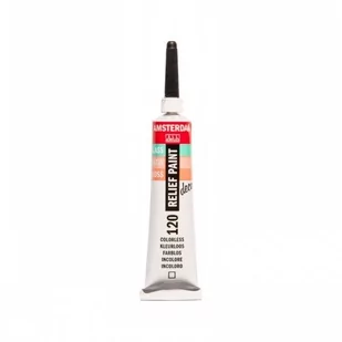 Amsterdam Amsterdam Relief Paint 20 ml Colourless - Farby i media malarskie - miniaturka - grafika 1