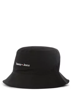 Tommy Jeans - Damski bucket hat, czarny - Czapki damskie - miniaturka - grafika 1
