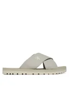 Klapki i japonki męskie - Calvin Klein Jeans Klapki Cross Sandal Crxs Tx YM0YM01223 Szary - miniaturka - grafika 1
