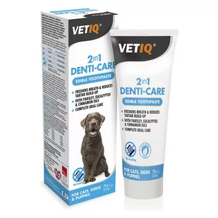 VetIQ 2in1 Denti-Care ochrona zębów 70g Pasta - Higiena jamy ustnej zwierząt - miniaturka - grafika 1