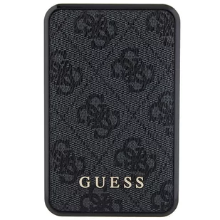 Guess Powerbank 18W GUPB10DP4GEGK 10000mAh czarny/black 4G Leather Metal Logo - Powerbanki - miniaturka - grafika 2