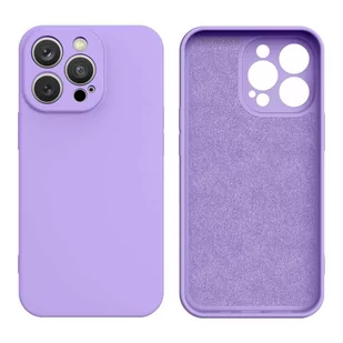 Hurtel Silicone case etui iPhone 13 Pro Max silikonowy pokrowiec fioletowe - Etui i futerały do telefonów - miniaturka - grafika 1