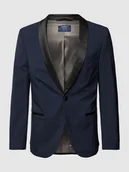 Garnitury - Marynarka na 1 guziki z kołnierzem z połami - miniaturka - grafika 1