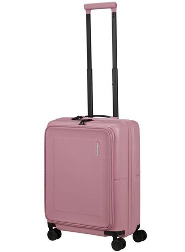 Walizka mała American Tourister DashPop EXP Front Pocket - lilas pink