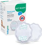 Akcesoria do karmienia - Babyono Wkładki Laktacyjne Natural Nursing Jednorazowe Białe - miniaturka - grafika 1