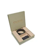 Paski - Guess Zestaw etui na karty i pasek Gift Box GFBOXM P3305 Czarny - miniaturka - grafika 1