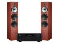 Zestawy stereo - Rotel RA-1592 MK II (czarny) + 703 S2 (różany) - miniaturka - grafika 1
