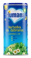 Soki i herbatki dla dzieci - Humana Herbatka na dobranoc po 4. miesiącu 200g | - miniaturka - grafika 1