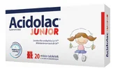 Układ pokarmowy - Polpharma ACIDOLAC JUNIOR Probiotyk o smaku truskawkowym, 20 misio-tabletek - miniaturka - grafika 1
