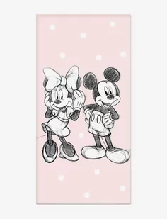 Ręcznik kąpielowy Myszka Minnie i Mickey 4503 70x140cm - Okrycia kąpielowe dla dzieci - miniaturka - grafika 1